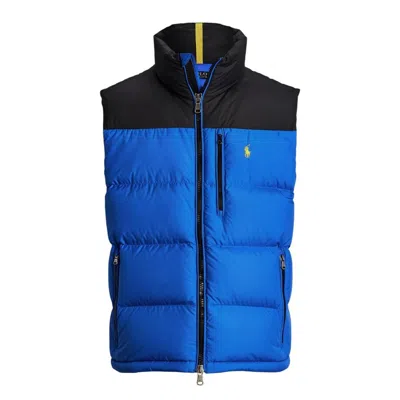 Polo Ralph Lauren Men's Gorham Color-blocked Down Vest In Blue