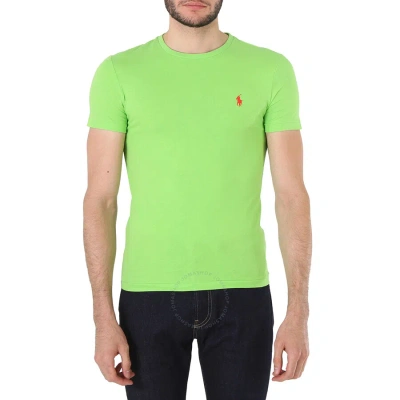 Polo Ralph Lauren Men's Green Logo Embroidered Short-sleeve T-shirt