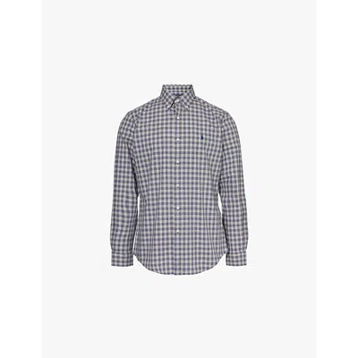 Polo Ralph Lauren Plaid Check Poplin Shirt In Bunt