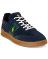 Polo Ralph Lauren Heritage Aera Suede Trainer In Blue