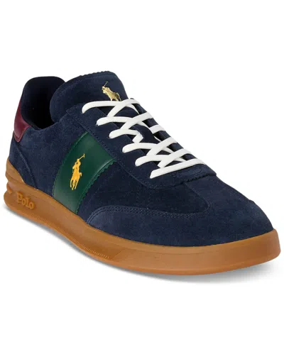 POLO RALPH LAUREN MEN'S HERITAGE AERA SUEDE SNEAKERS