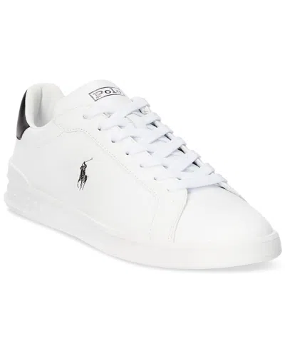 POLO RALPH LAUREN MEN'S HERITAGE COURT II LEATHER SNEAKER