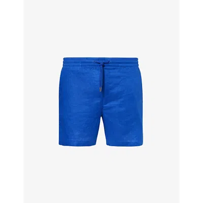 Polo Ralph Lauren Mens Heritage Royal Classic-fit Mid-rise Linen Shorts