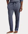 Polo Ralph Lauren Men's Herringbone Drawstring Pajama Pants In Blue