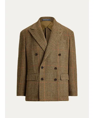 Polo Ralph Lauren Men's Heyworth Glen Plaid Suit Jacket In Brown
