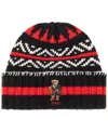 Polo Ralph Lauren Men's Holiday Bear Beanie In Multi