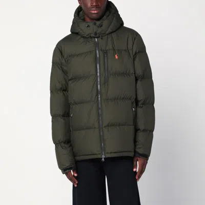 Polo Ralph Lauren Olive Green Hooded Down Jacket
