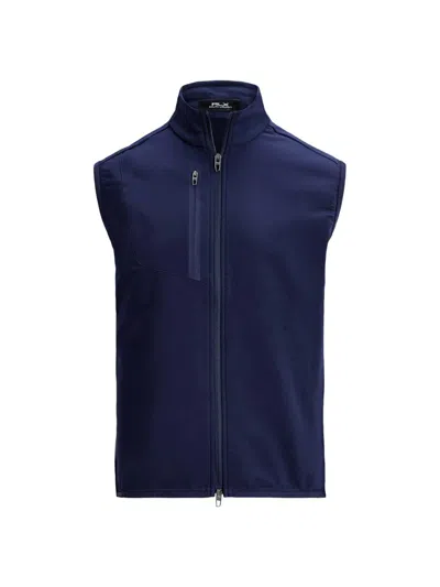 Polo Ralph Lauren Men's Hybrid Mockneck Vest In Blue