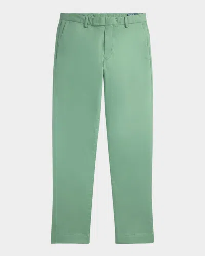 Polo Ralph Lauren Men's Jarrett Slim Sateen Pants In Faded Mint
