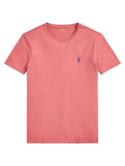 Polo Ralph Lauren Men's Jersey Crewneck T-shirt In Pink