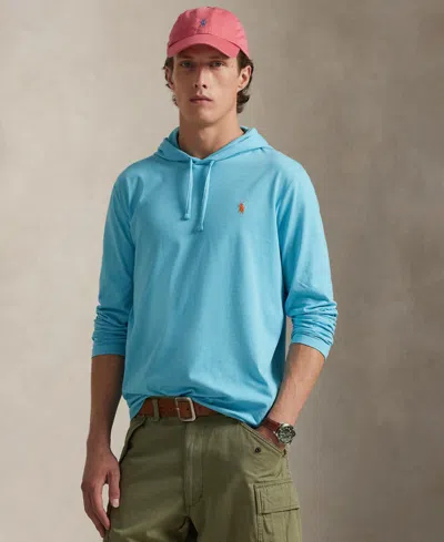 Polo Ralph Lauren Men's Jersey Hooded T-shirt In Blue