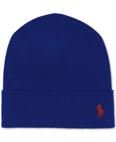 Polo Ralph Lauren Men's Lightweight Cotton Beanie In Sapphire S