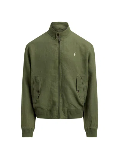 Polo Ralph Lauren Mens Garden Trail The Bedford Linen Jacket Xl In Green