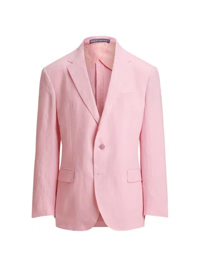 Polo Ralph Lauren Men & Apos;s Classic Linen Single-breasted Sport Coat In Pink