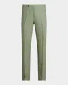 Polo Ralph Lauren Men's Linen Suit Trousers In Green