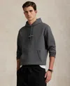 Polo Ralph Lauren Men's Logo Double-knit Hoodie In Gray