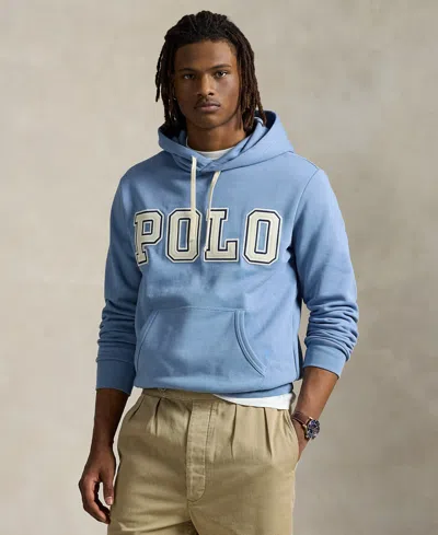 Polo Ralph Lauren Men's Logo Fleece Hoodie In Blue