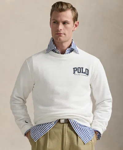Polo Ralph Lauren Men's Logo Fleece Sweatshirt In White