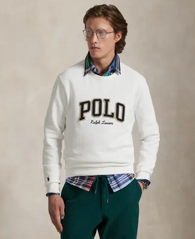 Polo Ralph Lauren Men's Logo Fleece Sweatshirt In White