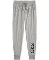 Polo Ralph Lauren Men's Logo Jogger Pajama Pants, Exclusively At Macy's In Gray