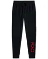 Polo Ralph Lauren Men's Logo Jogger Pajama Pants, Exclusively At Macy's In Polo Black,rl2000 Red Logo