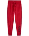 Polo Ralph Lauren Men's Logo Jogger Pajama Pants, Exclusively At Macy's In Red