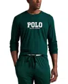 Polo Ralph Lauren Men's Long Sleeve Crewneck T-shirt In Green