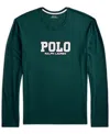 Polo Ralph Lauren Men's Long Sleeve Crewneck T-shirt In Green