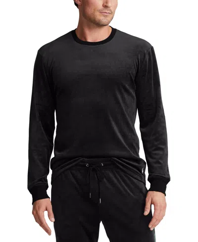 Polo Ralph Lauren Men's Long-sleeve Pajama T-shirt In Black