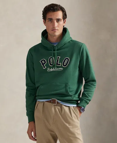 Polo Ralph Lauren Men's Long Sleeves Graphic Print Sweatshirt In Green