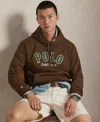 Polo Ralph Lauren Men's Long Sleeves Graphic Print Sweatshirt In Brown