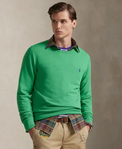 Polo Ralph Lauren Men's Long-sleeve Crewneck Sweatshirt In Green