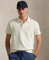 Polo Ralph Lauren Men's Loopback Fleece Polo-collar Sweatshirt In Neutral