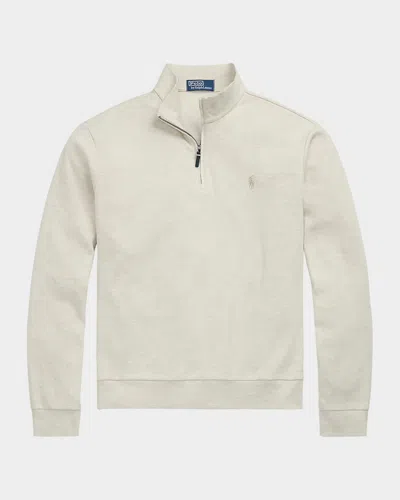 Polo Ralph Lauren Men's Luxury Double-knit Jacquard Sweater In Brown