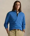 Polo Ralph Lauren Long Sleeve Quarter Zip Pullover In Blue
