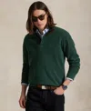 Polo Ralph Lauren Long Sleeve Quarter Zip Pullover In Green