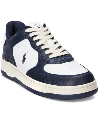Polo Ralph Lauren Men's Masters Court Lace-up Sneakers In Weiss
