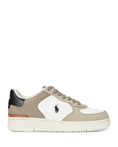 POLO RALPH LAUREN MEN'S MASTERS COURT LACE UP SNEAKERS