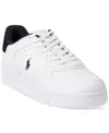 Polo Ralph Lauren Men's Masters Court Leather Sneakers In White
