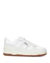 Polo Ralph Lauren Men's Masters Sport Lace Up Sneakers In White/brown