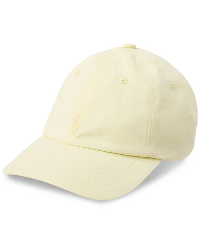 Polo Ralph Lauren Men's Mineral-dyed Twill Ball Cap In Lime