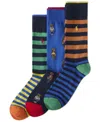 Polo Ralph Lauren Men's Mini Bear & Stripe Socks Gift Box In Multi