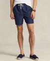 Polo Ralph Lauren Polo Pony-embroidered Polka Dot-print Swim Shorts In Swim Dot