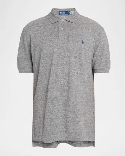 Polo Ralph Lauren Men's Original Fit Short-sleeve Mesh Polo Shirt In Gray