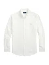 Polo Ralph Lauren Men's Garment-dyed Classic-fit Oxford Shirt In White