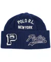 Polo Ralph Lauren Patch Watch Wool Blend Beanie In Blue