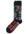 Polo Ralph Lauren Men's Patchwork Bear Embroidered Crew Socks In Multi