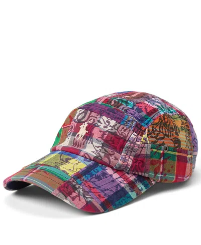 Polo Ralph Lauren Men's Patchwork Madras Cap In Multi