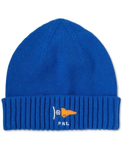 Polo Ralph Lauren Men's Pennant Beanie In Classic Az