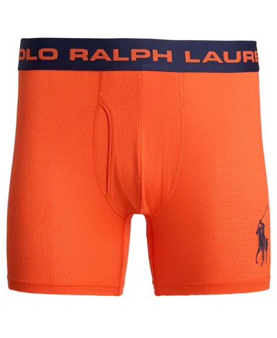 Polo Ralph Lauren Men's Perfect Pouch Boxer Briefs In Orange